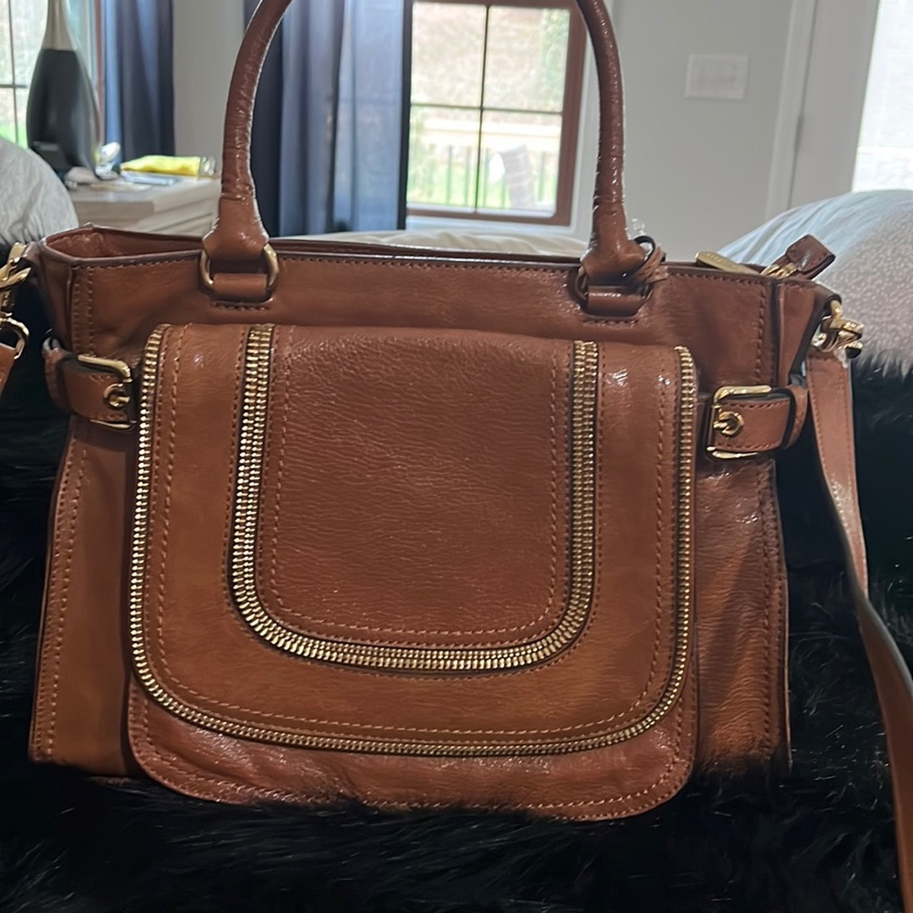 Michael Kors large tote In luggage color